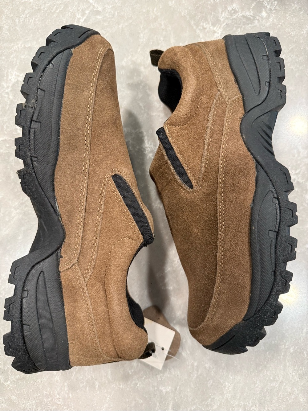 Red Head Men’s 10.5W Brown Suede Slip On Comfort Shoes NWT Wide Width